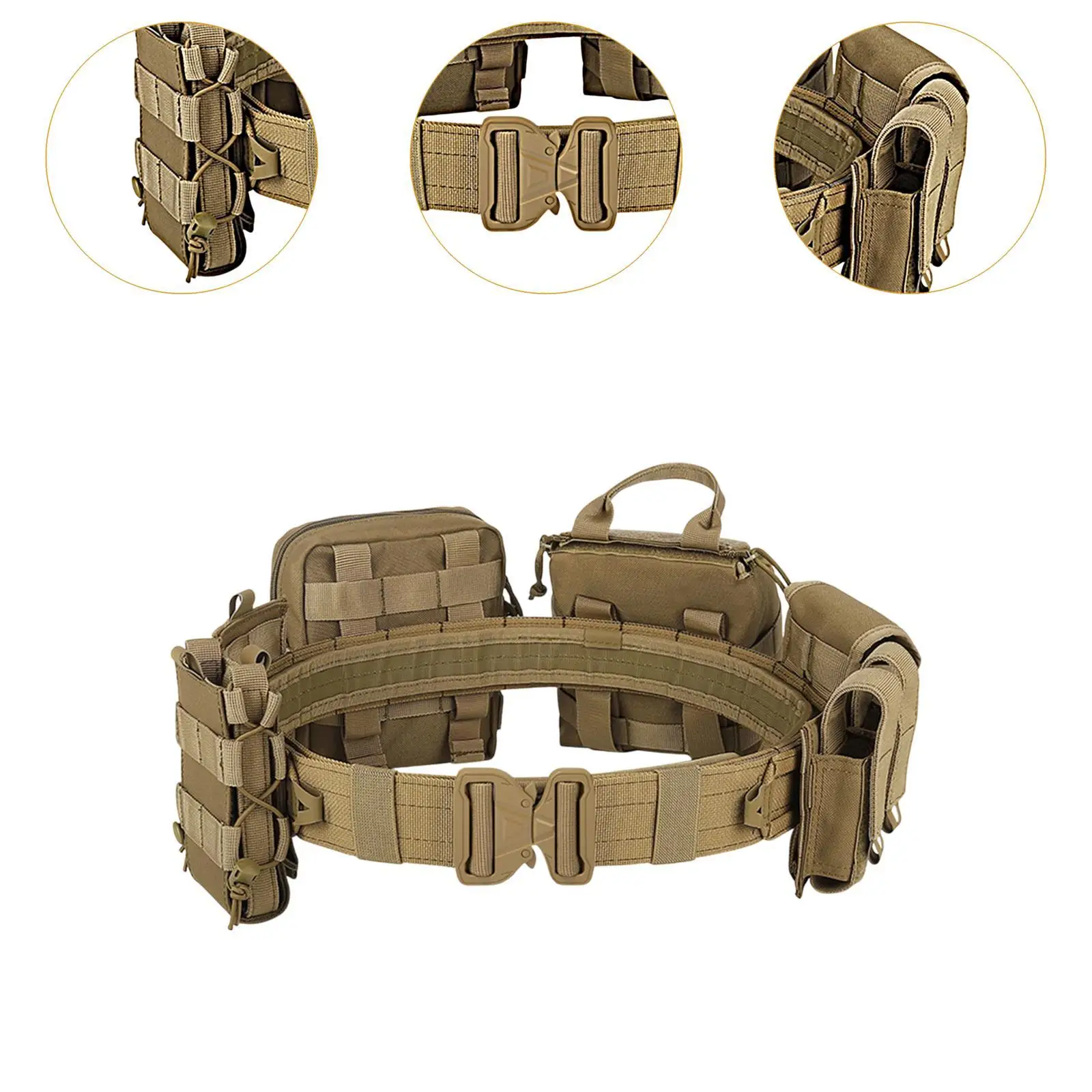 Outdoor Fanny Pack Waist Bag Convenient Design Quick Release Buckle Utility Bag