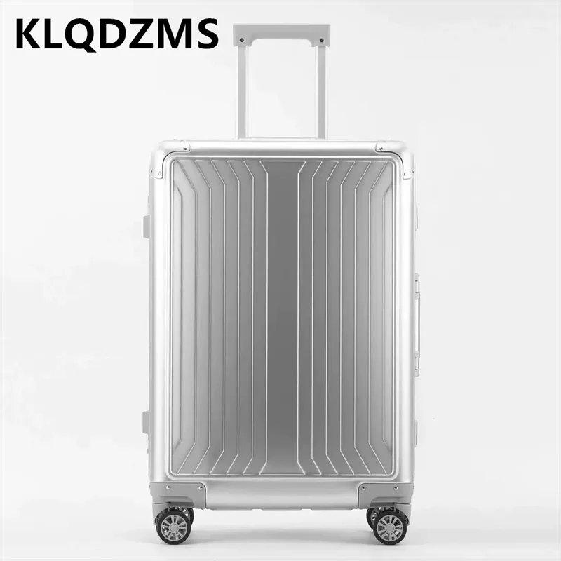 

Чемодан COLENARA из немецкого алюминиево-магниевого сплава для деловых поездок, 20-дюймовый чемодан для ручной клади, большой объем, 28-дюймовый чемодан