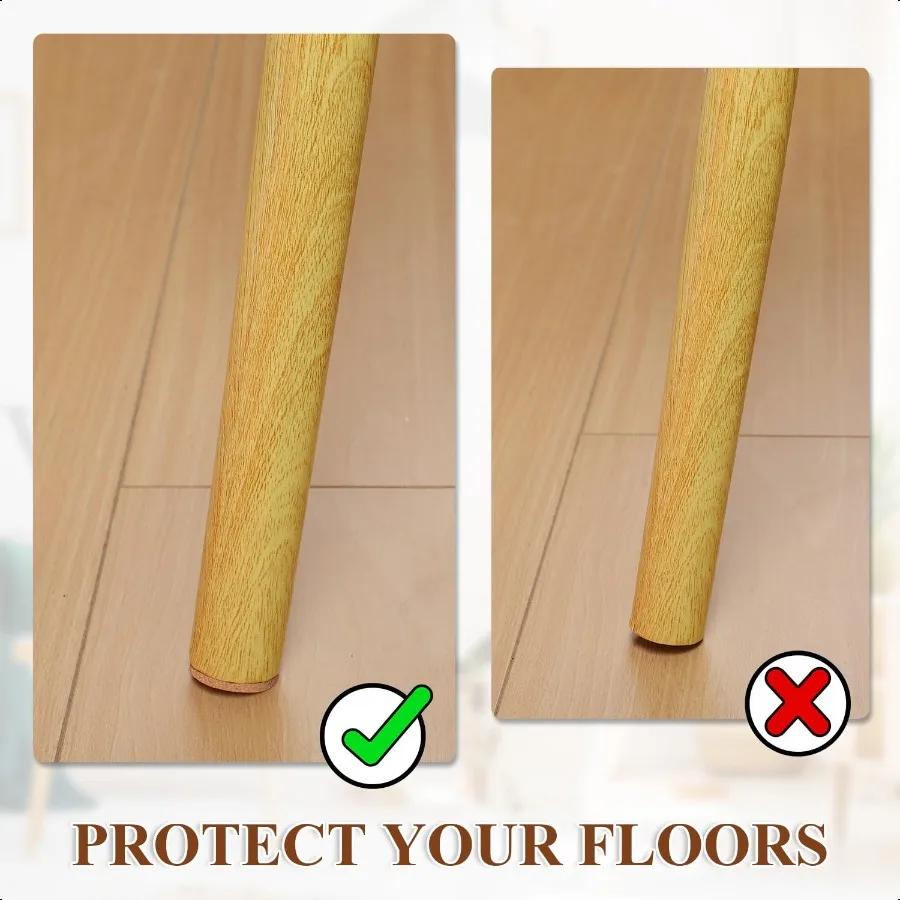 80 قطعة 1 بوصة منصات الأثاث الفلين المستديرة خزانة لاصقة مصدات الباب كوستر قدم المضادة للخدوش منصات الأثاث ل أرجل كرسي P #5