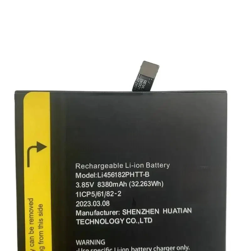 For Blackview BL8800 Pro，BV8800 Battery Original Bateria 8380mAh Li456182PHTT-B view 2