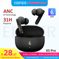 Edifier X5 Pro Active Noise Cancelling TWS Bluetooth Earphones Wireless Earbuds IP55 Waterproof Gaming Mode Fast Charging