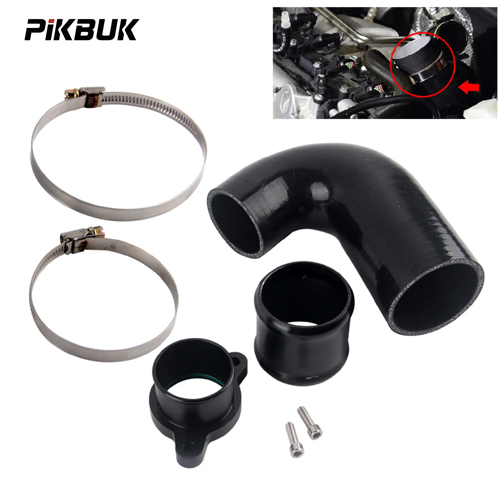 PIKBUK Turbo Intake Pipe For Golf MK7 Leon MK3 Octavia 1.2/1.4 TSI TFSI A3 EA211