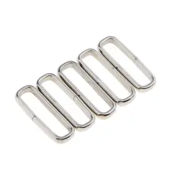 5pcs Stainless Steel Watch Band Retaining Keeper Buckle Ring Loop for 18mm 20mm 22mm 24mm Strap Wide