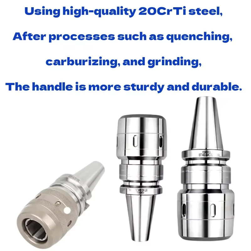 High-precision BT30 BT40 BT50 Powerful Tool Holder C20 C25 C32 Dustproof Powerful Milling Clamp CNC Machine Chuck Bracke