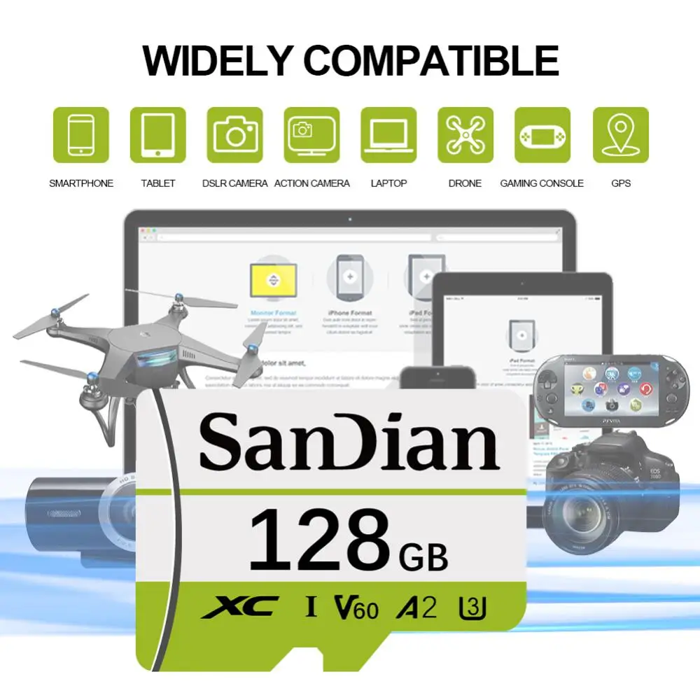 2TB SD Card For Nintendo Switch Micro TF SD Card 1TB 128GB 256GB 512GB Waterproof Flash Memory Card For Nintendo 64 Game