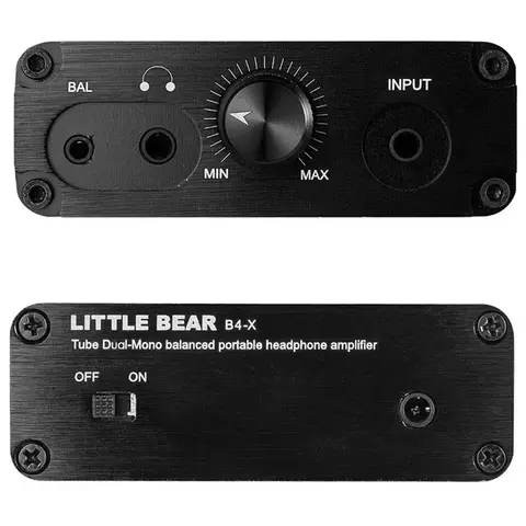 새로운! !휴대용 헤드폰 앰프 헤드폰 앰프 듀얼 모노 진공관 헤드폰 앰프 오디오 헤드폰 앰프 B4-X EU 플러그
