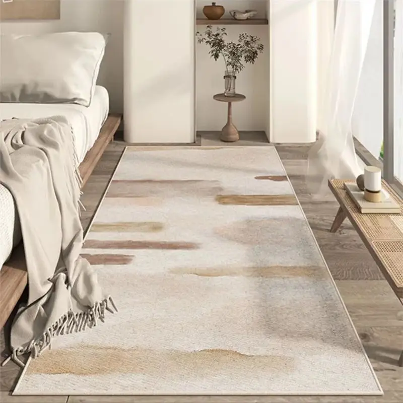 VIKAMA French-Style Carpet For Living Room Sofa Coffee Table Blanket Bedroom Long Bedside Blanket Home Decoration