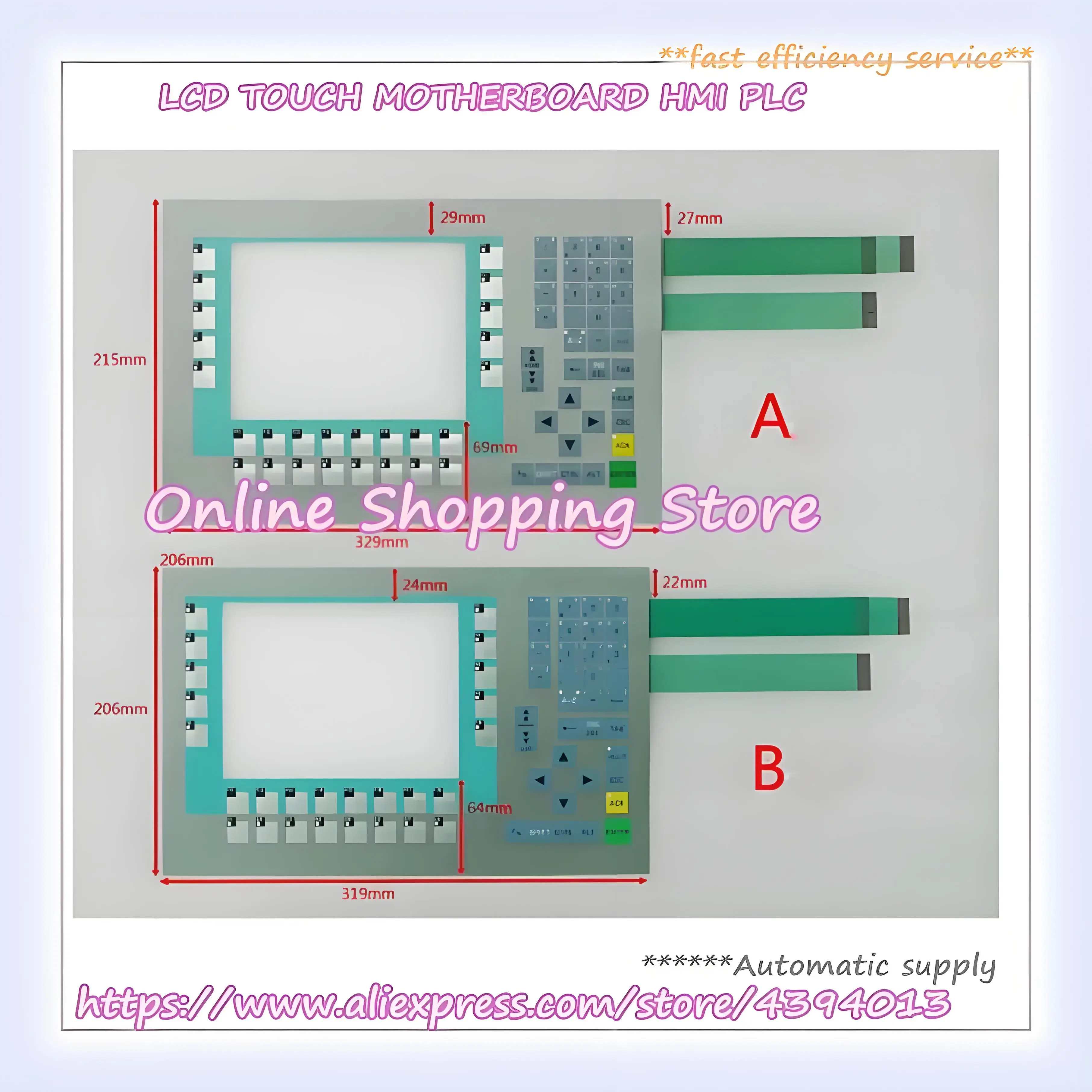 New Offer HMI Membrane Keypad MP277-8 6AV6 643-0DB01-1AX1 6AV6643-0DB01-1AX1