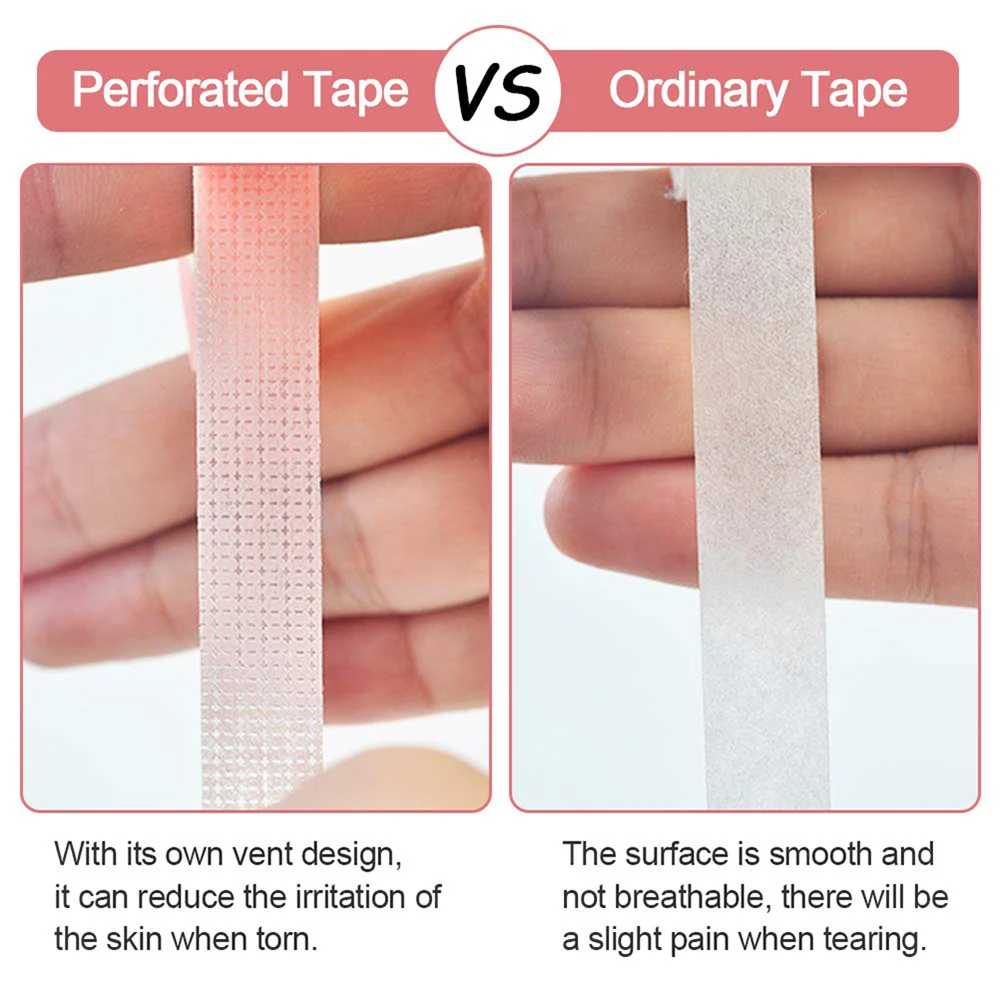 Easy Tear Under Eye Patch Cosmetic Tools Eyelash Extension Adhesive Tape For Grafting Fake Lash False Eyelash Extension Tape