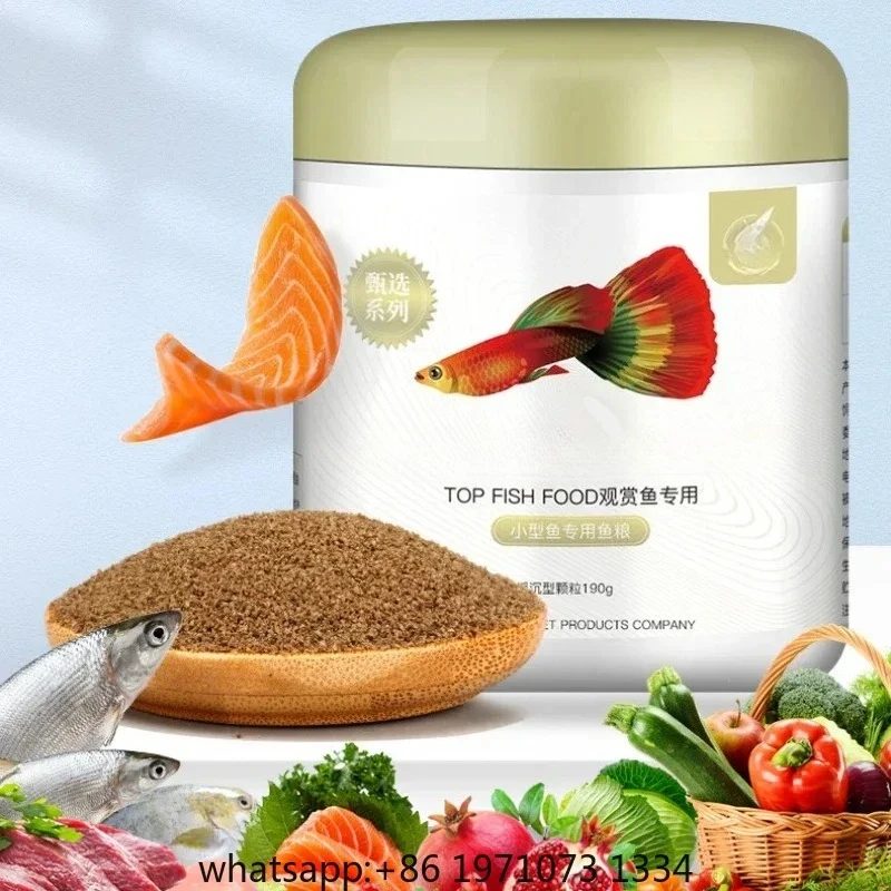 Alimento para Peces de Hundimiento Lento, Alto en Proteínas, que Realza el Color, con Espirulina para Guppies, Tetras, Bettas, Peces Dorados y Peces Tropicales