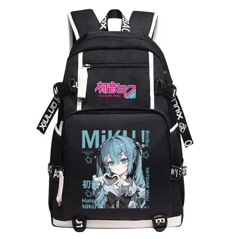 جديد هاتسون ميكو أنيمي الطرفية ميكو الأطفال المدرسية الإبداعية الكرتون لطيف طالب سعة كبيرة على ظهره هدية بالجملة #5