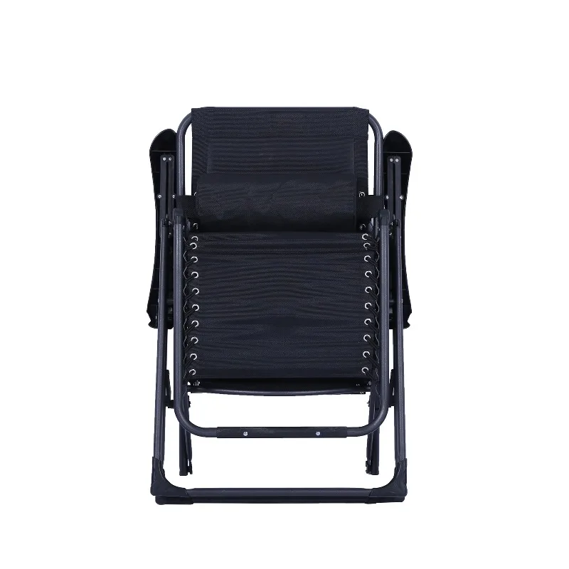 recliner for nap, folding outdoor leisure home, beach lunch break chair is breathable and light