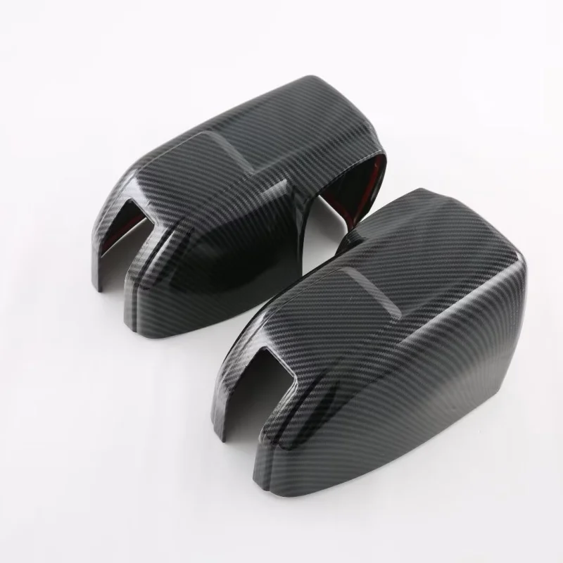For Ssangyong Torres 2022 2023 ABS Carbon Fiber Styling Door Mirror Overlay Styling Rearview Mirror Cover Trim Car Accessories