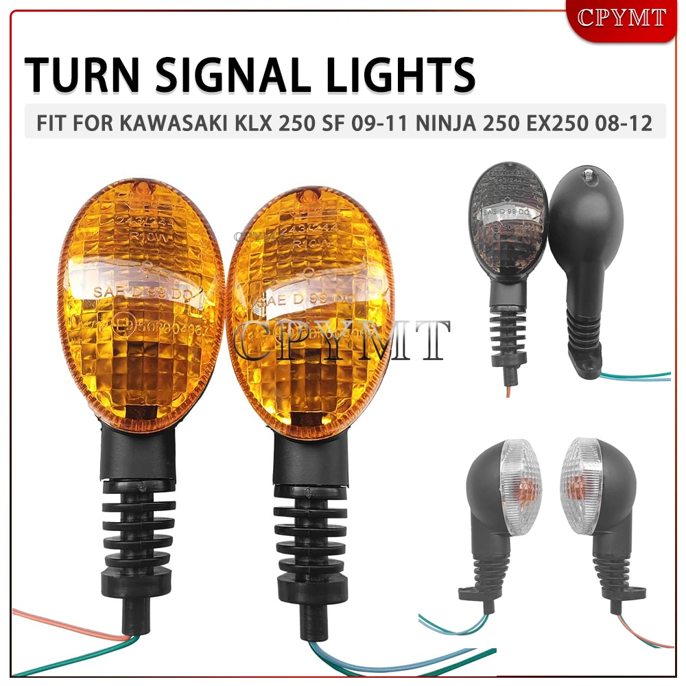 

Motorcycle Turn Signal Indicator Light Blinker Blub Lamp fit For KAWASAKI Ninja 250 2008 - 2012 KLX 250SF KLX250SF 2009 - 2011