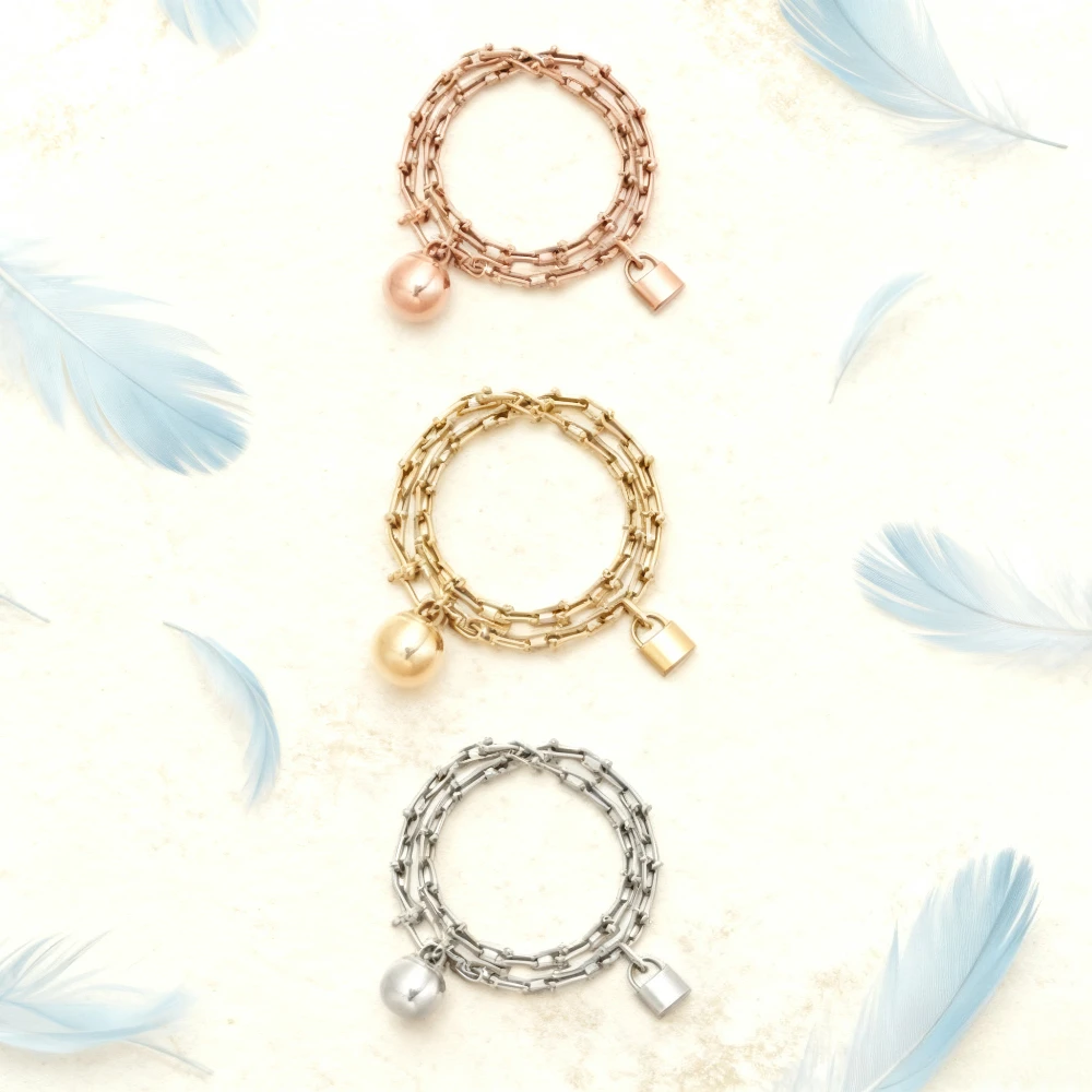 

2025 New Elegant accessories Horseshoe - Buckle Ball Bracelet, Personalized, Great for Anniversary & Wedding, Luxurious Gift