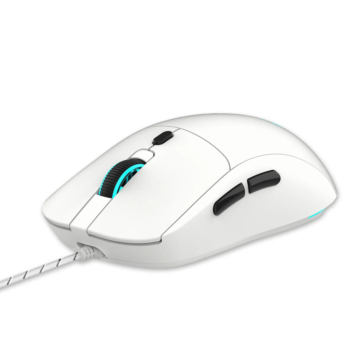 Mouse com fio USB UTHAI X200 com luz de fundo colorida, 6 botões, 3600DPI ajustável, acessórios de computador, mouse fotoelétrico