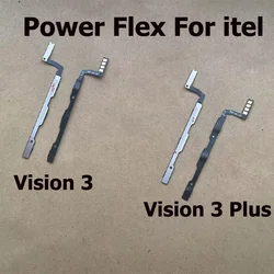 Power Flex For Itel Vision 3 Mute & Volume Switch On Off Buttons Key Ribbon Replacement Parts For Vision 3 Plus