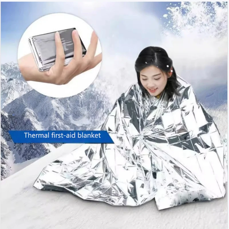 5/8/10/15/20/30Pcs Outdoor First Aid Camping Hiking Travel Emergency Mylar Thermal Blanket Foil Space Blanket for Body Warmer