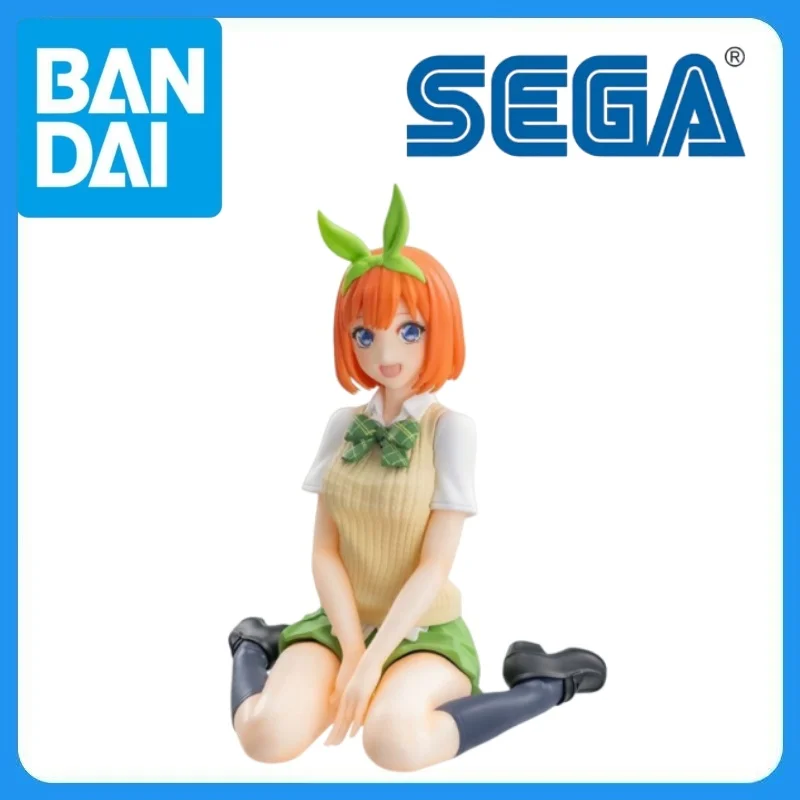In Stock Genuine SEGA Gotoubun No Hanayome Nakano Yotsuba Premium Chokonose Figure Anime Figure Garage Kit Anime Cartoon