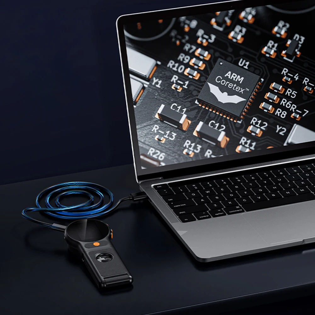 

500X Portable Handheld Microscope 2Inch IPS Screen HD Electronic Coin Magnifier 2MP Magnifying Glass for Jewelry Watch Repair