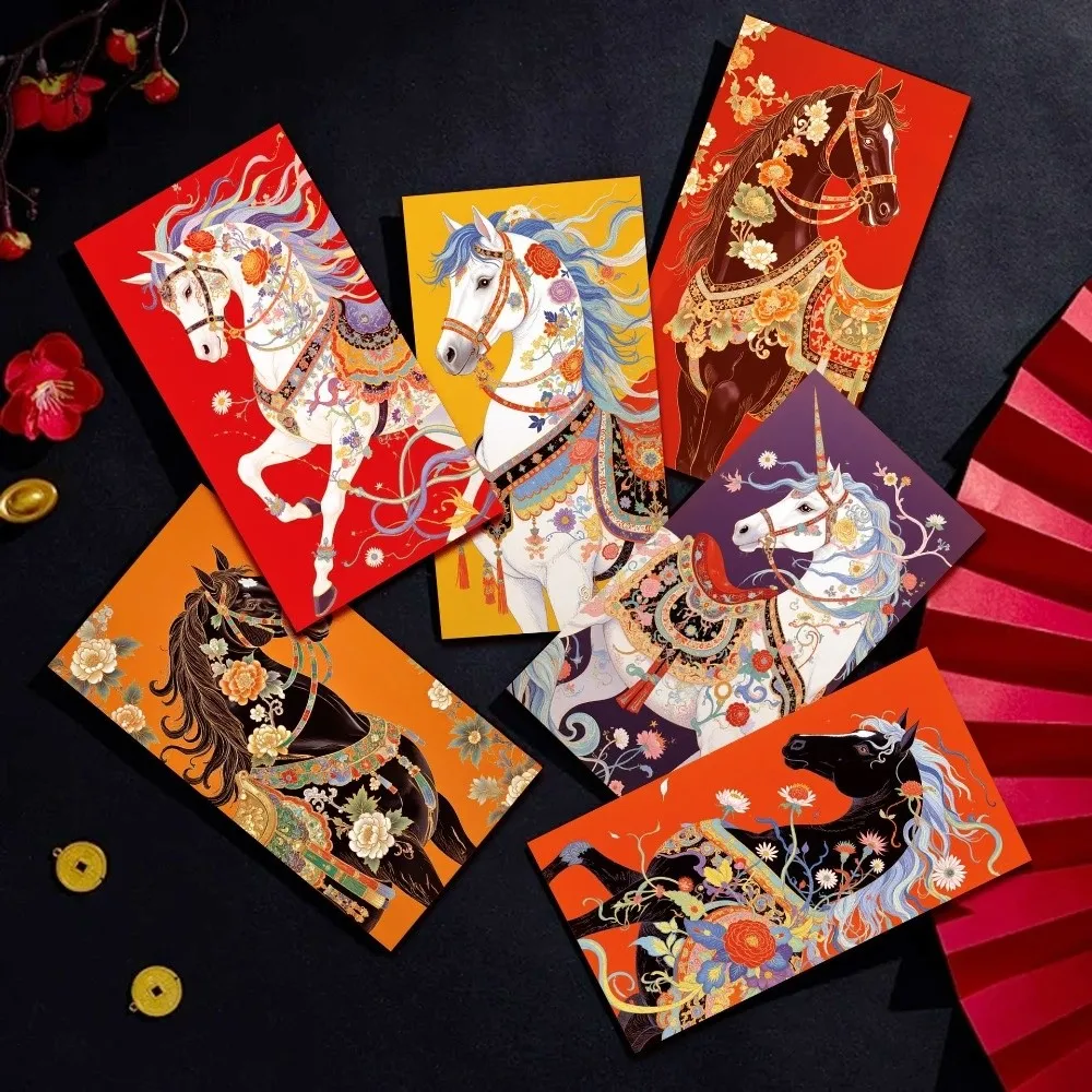 6Pcs New Horse Year…