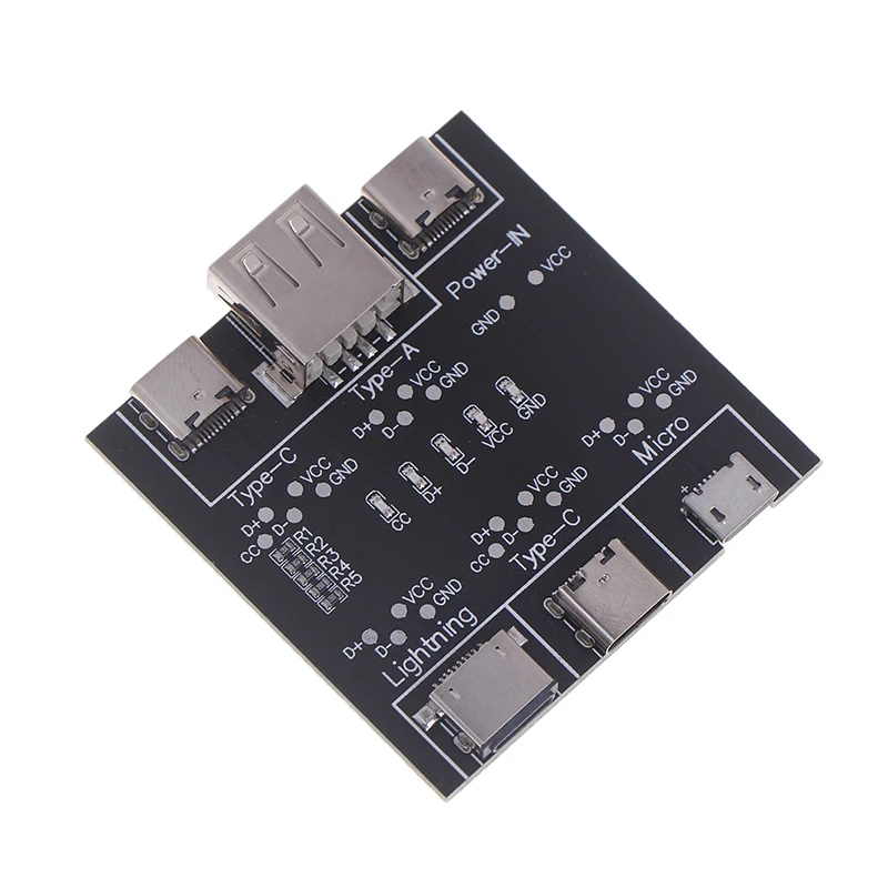 New 1PC USB Cable Data Line Test Board Cable Checker USB Cable Tester Short Circuit On-Off Switching For Type-C Test Board Tool