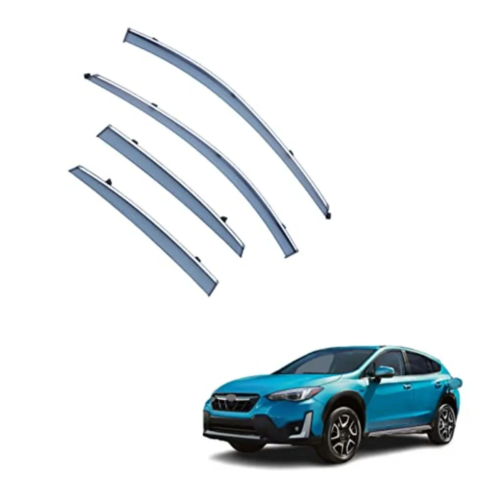 4PCS Car Window Deflectors Window Vent Visor Set for Subaru XV GT Crosstrek 2018-2022 Rain Guards Window Visors Vent Deflector