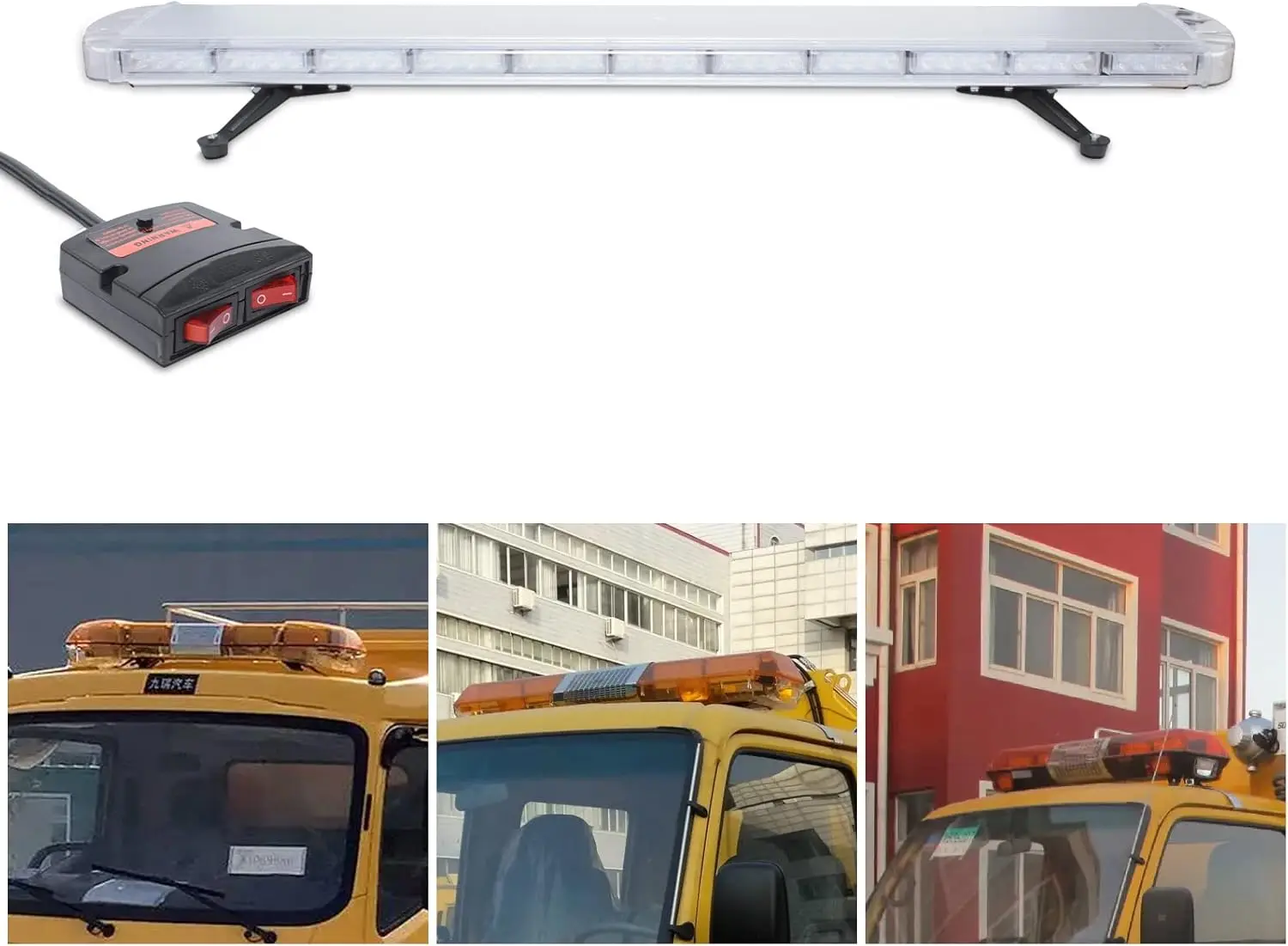 Light Bar Amber 96 LED 51