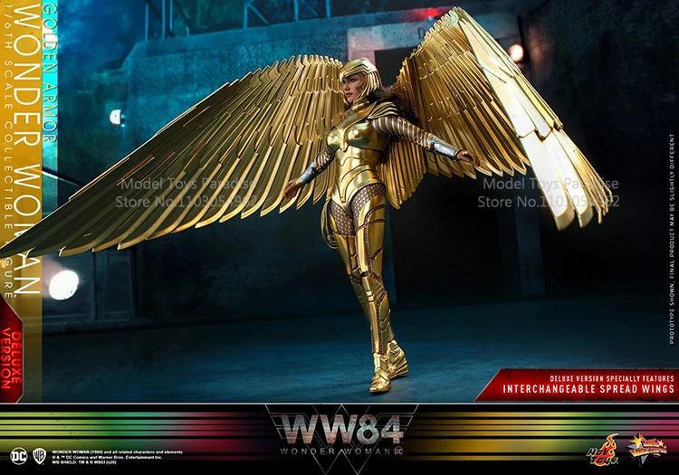 HOTTOYS HT MMS578 1/6 ألعاب قابلة للجمع Wonder Woman 5.0 الذهبي الفاخر الذهبي درع النسخة الجندي 12 ''عمل نموذج لجسم هدية