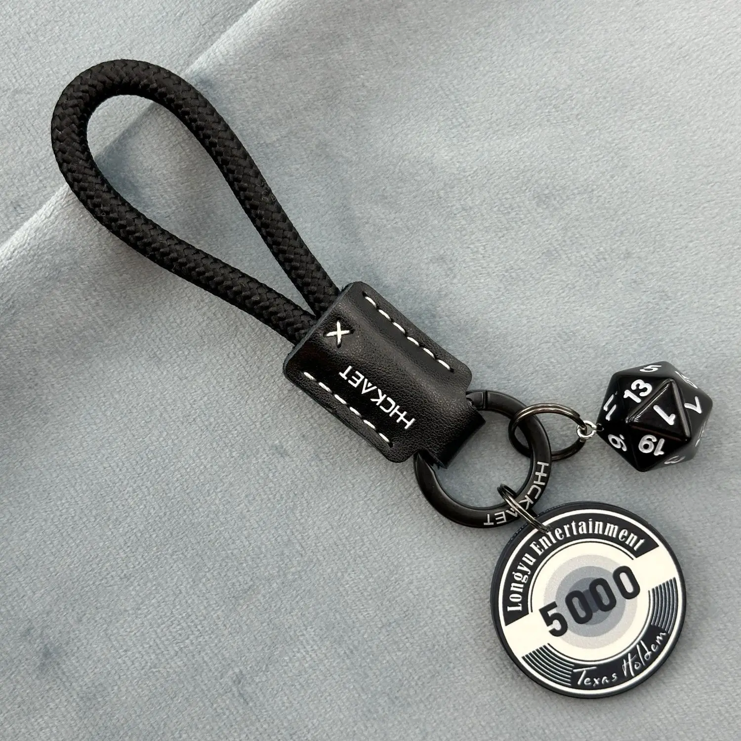 ceramics poker chip keychain for women key ring car key chain 3D dice keychain key holder creative portachiavi llaveros hombre