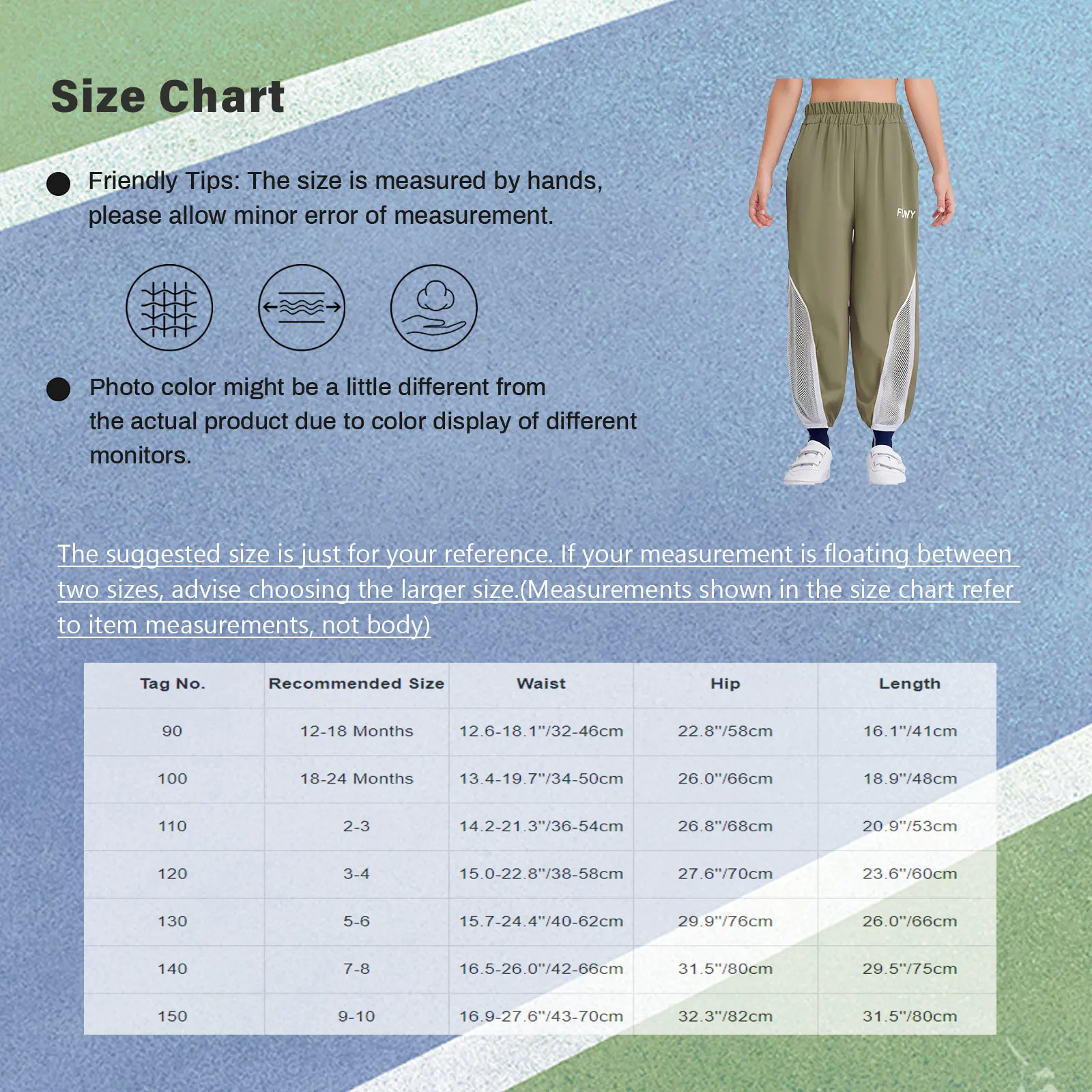 بنطال رياضي للأولاد، بنطال رياضي سريع الجفاف، خفيف الوزن للأطفال، بنطال رياضي شبكي مجوف مع جيوب
