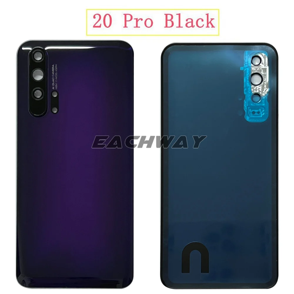 High Quality For Huawei Honor 20 Pro Back Battery Cover Door Rear Glass Housing Case For Huawei Honor20 Honor 20 Battery Cover