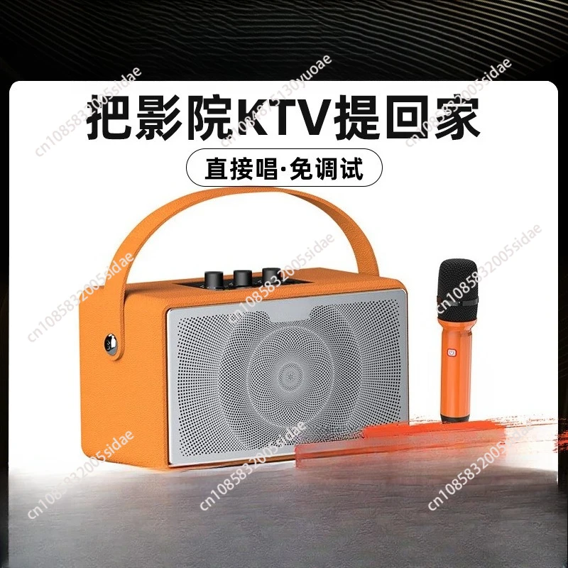 P5 Outdoor Camping Bluetooth Roadshow with Sound Card Performance Singing Live Streaming Speaker Mobile Karaoke Speaker