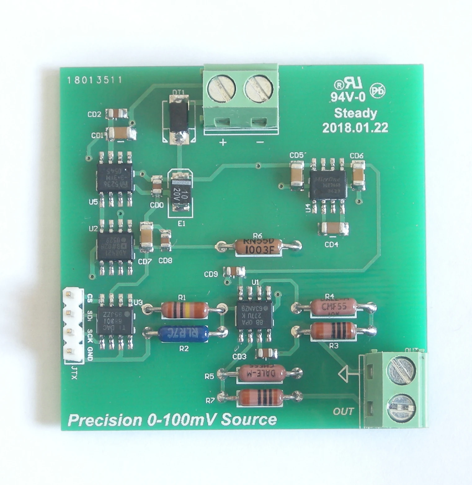 

Precision Digital Adjustable 0-100mv Signal Generator