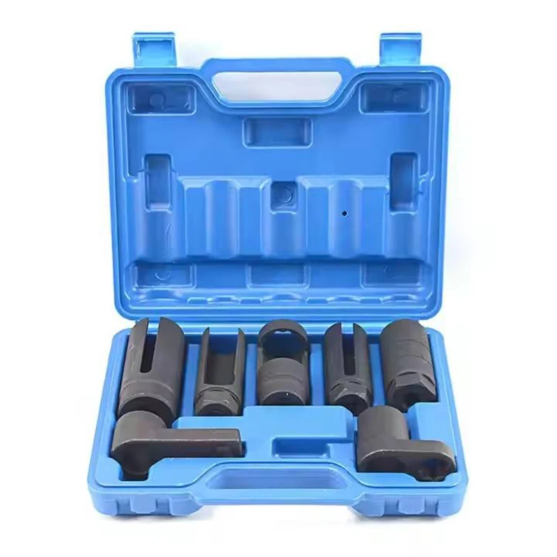 TBTOOLS Car 7 Pcs Oxygen Sensor Socket Set Sizes 1/2
