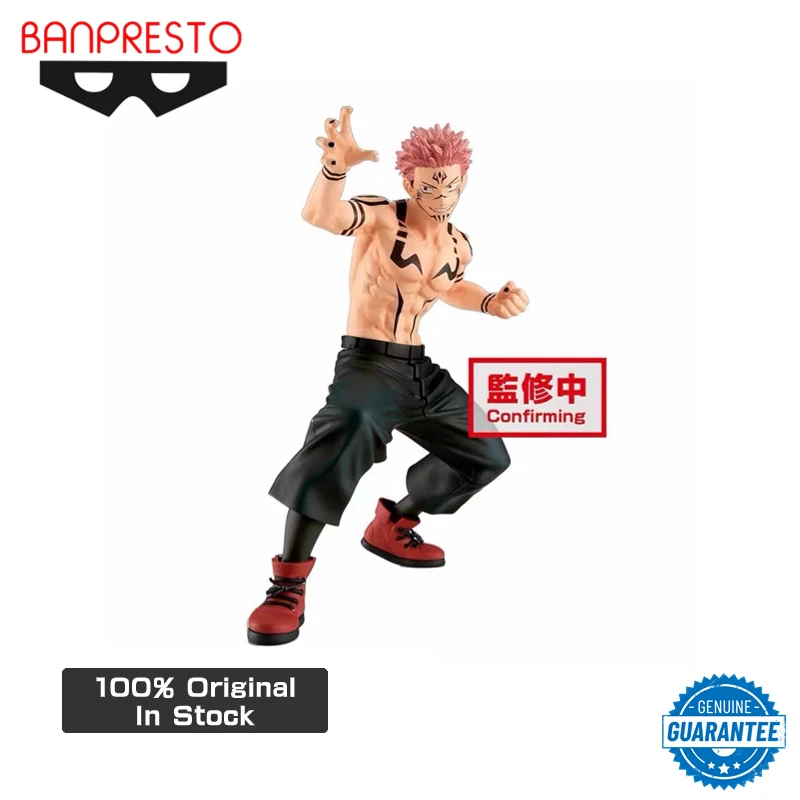 

Genuine Original Banpresto 21cm Jujutsu Kaisen Anime Ryomen Sukuna Collectible Action Figures Toys Model Gifts Ornament