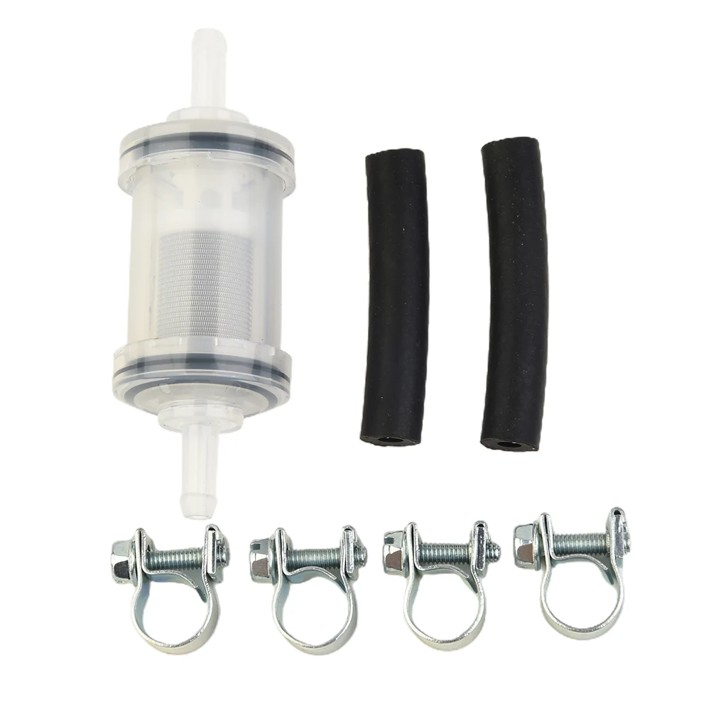 Parking Heater Fuel Filters ID 5mm OD 11mm 77mm Diesel Transparent W/ Hose & Clip For Eberspacher Heater Useful