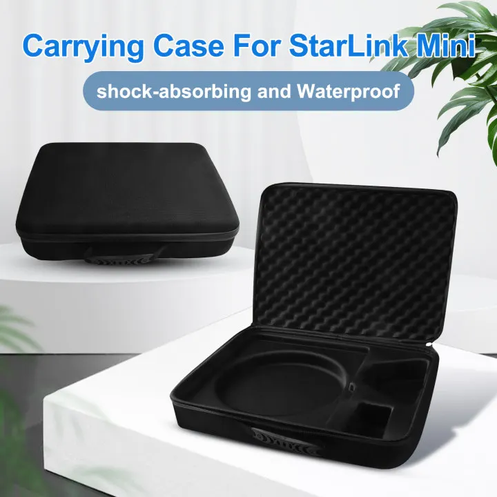 صندوق تخزين محمول حقيبة حمل صلبة لمجموعة StarLink Mini حقيبة سفر مقاومة للماء حقيبة تخزين منظمة