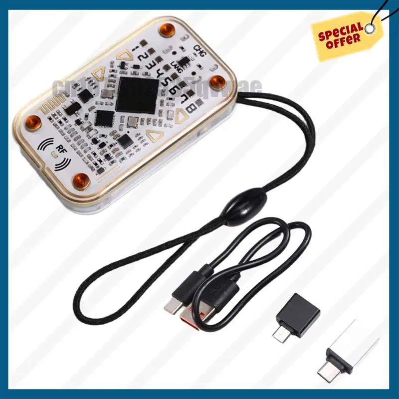 -A89Z Chameleon Ultra RFID قارئ الشرائح الذكية + T5577 Keychain + 2XUID بطاقة المحاكي الذكي IC بطاقة الهوية فك NFC قراءة الكاتب