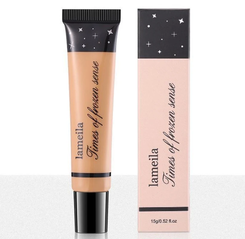 Make Up Waterproof Face Liquid Concealer Foundation BB Cream Makeup Lasting Full Coverage Spot Dark Circle Concealer Cream Brush