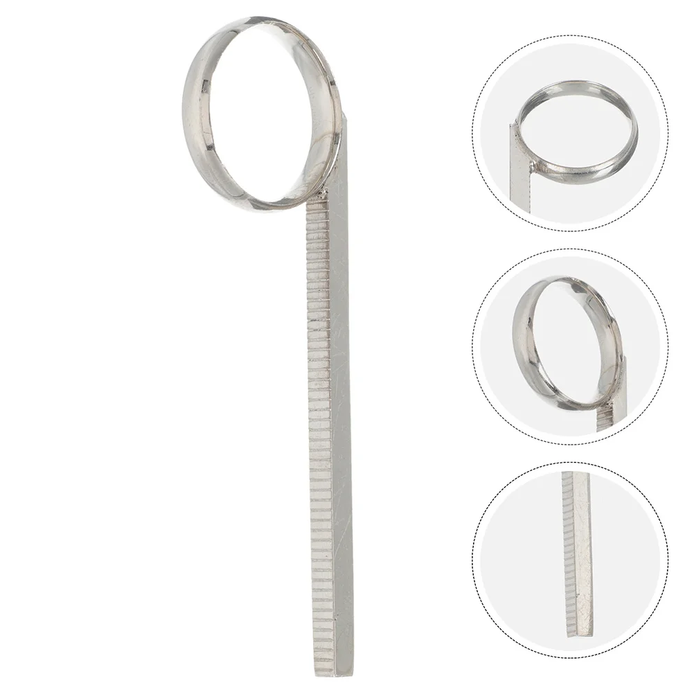 

2Pcs Trumpet Slide Finger Ring Smooth Edges No Burrs Easy Installation Stable Hold for Trumpet Parts and Musical Instrument