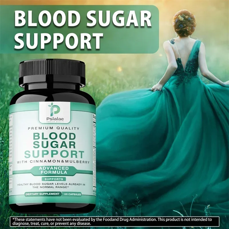 

Blood Sugar Support Capsules - Improve Metabolism & Immune Function, Maintain Normal Blood Sugar Levels