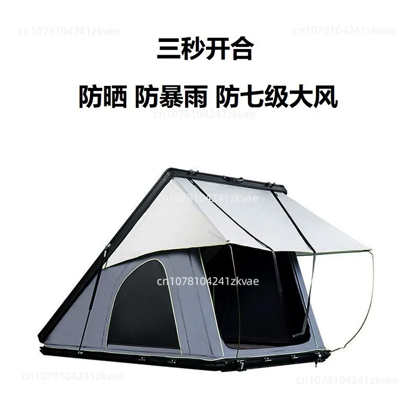 All-aluminum triangular roof tent wind sunroof enters ultra-thin
