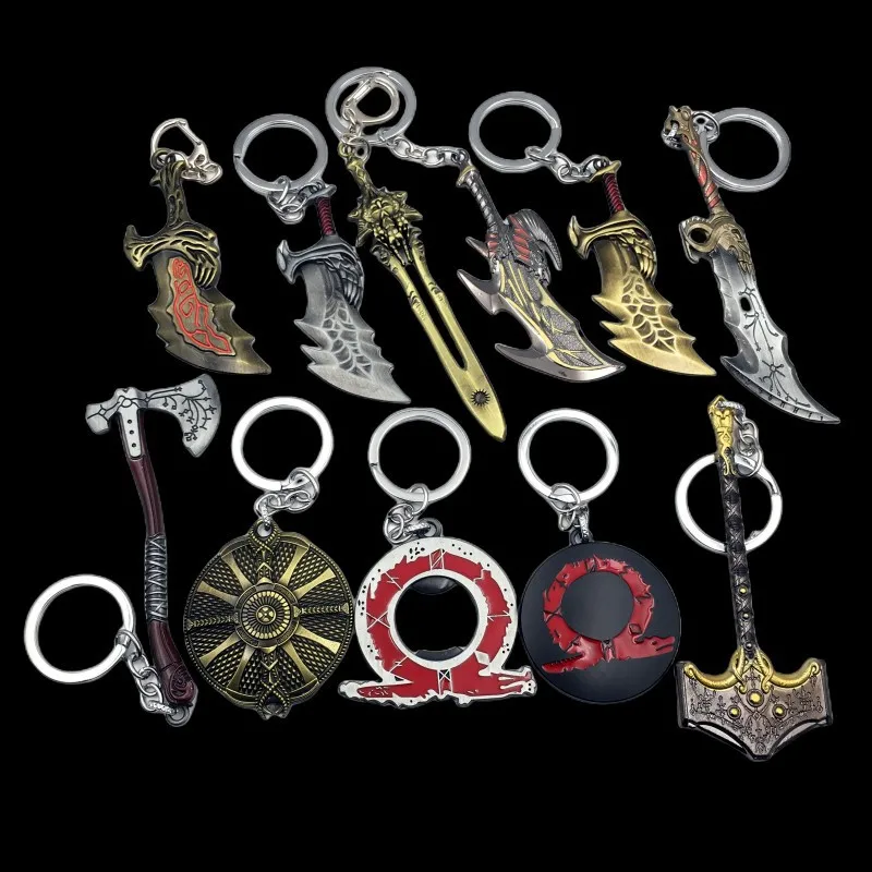 Chaos Blade Rune versión God Of War armas de Metal, modelo de juego, periféricos, muñeca, accesorios de equipo, adorno, manualidades, colección