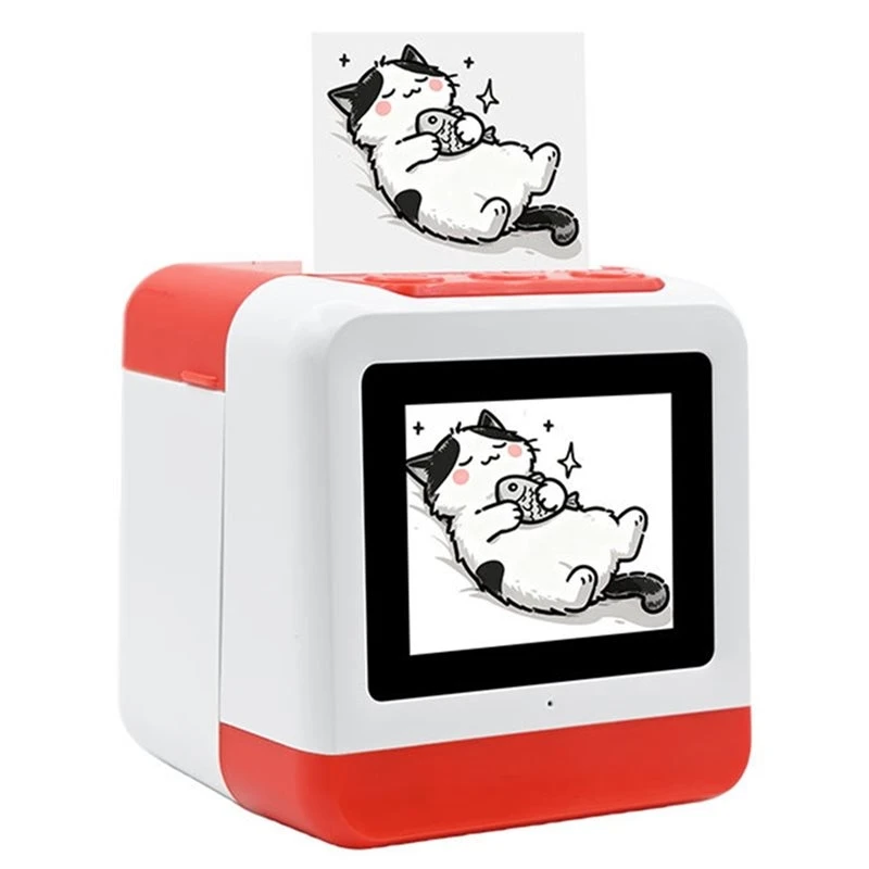 new--AI Mini Printer Portable Thermal AI Voice Sticker Printer For Pictures Photos Home School Children