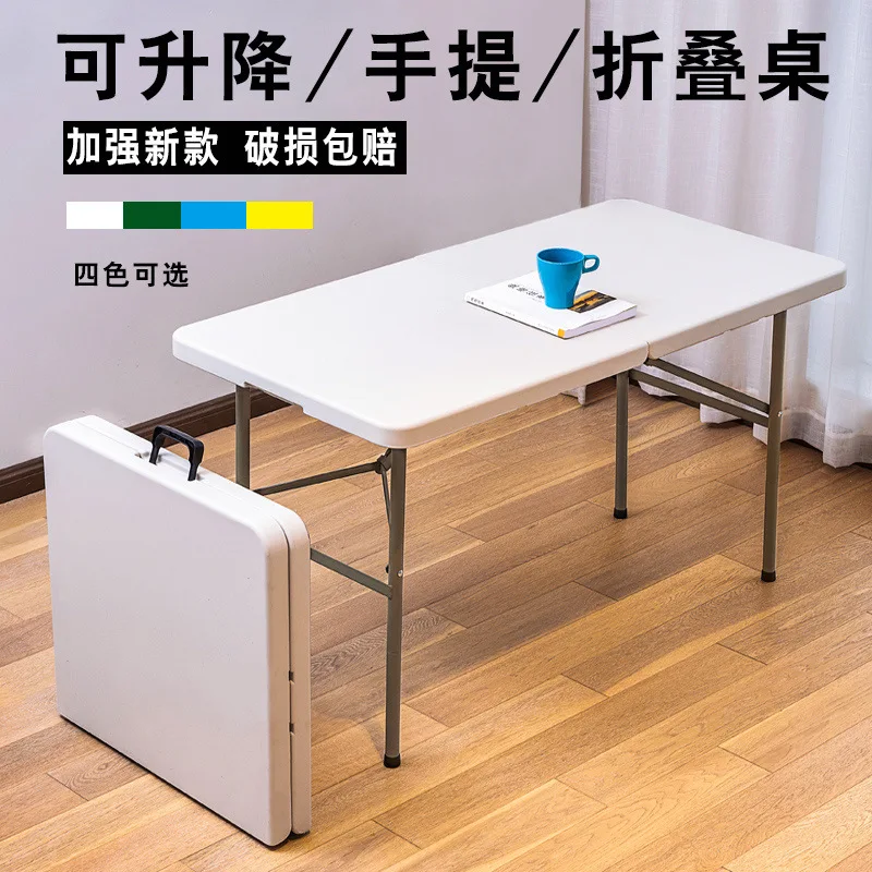 AOLIVIYA Portable Folding Table Picnic Camping Table Outdoor Coffee Tea Table Rectangular Desk Chair Lightweight Compact Set