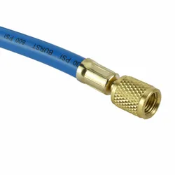 R134A Charging Hose To Refrigerator Gauge AC Recharge Hose Kit Refrigerator Refrigerant Charging Hose HVAC Tools Industrial