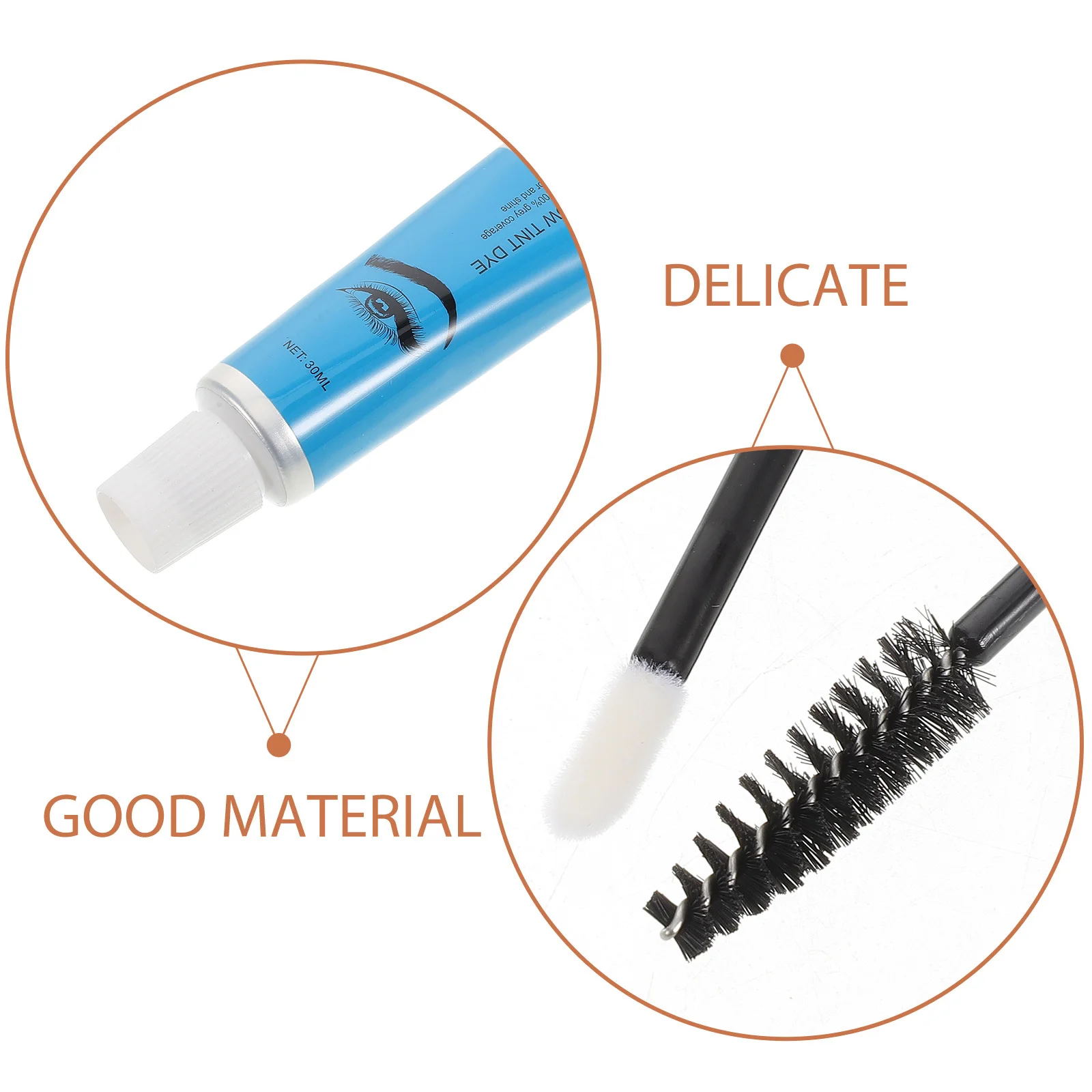 1 conjunto de kit de coloração de sobrancelha inclui sabonete de sobrancelha com tinta de pincel e gel marrom escuro para sobrancelhas definidas e que não desbotam