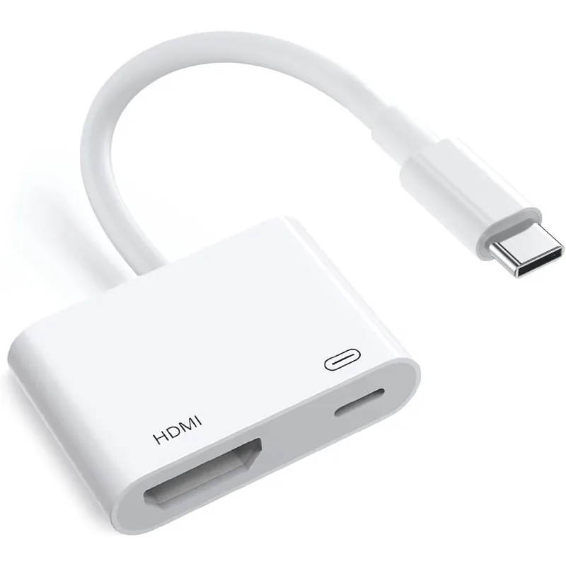 

Type C HDMI Suitable for Apple Iphone Screen Projector Fast Charging To Built-in Chip Plug-and-play HD Screen Adapter Cable