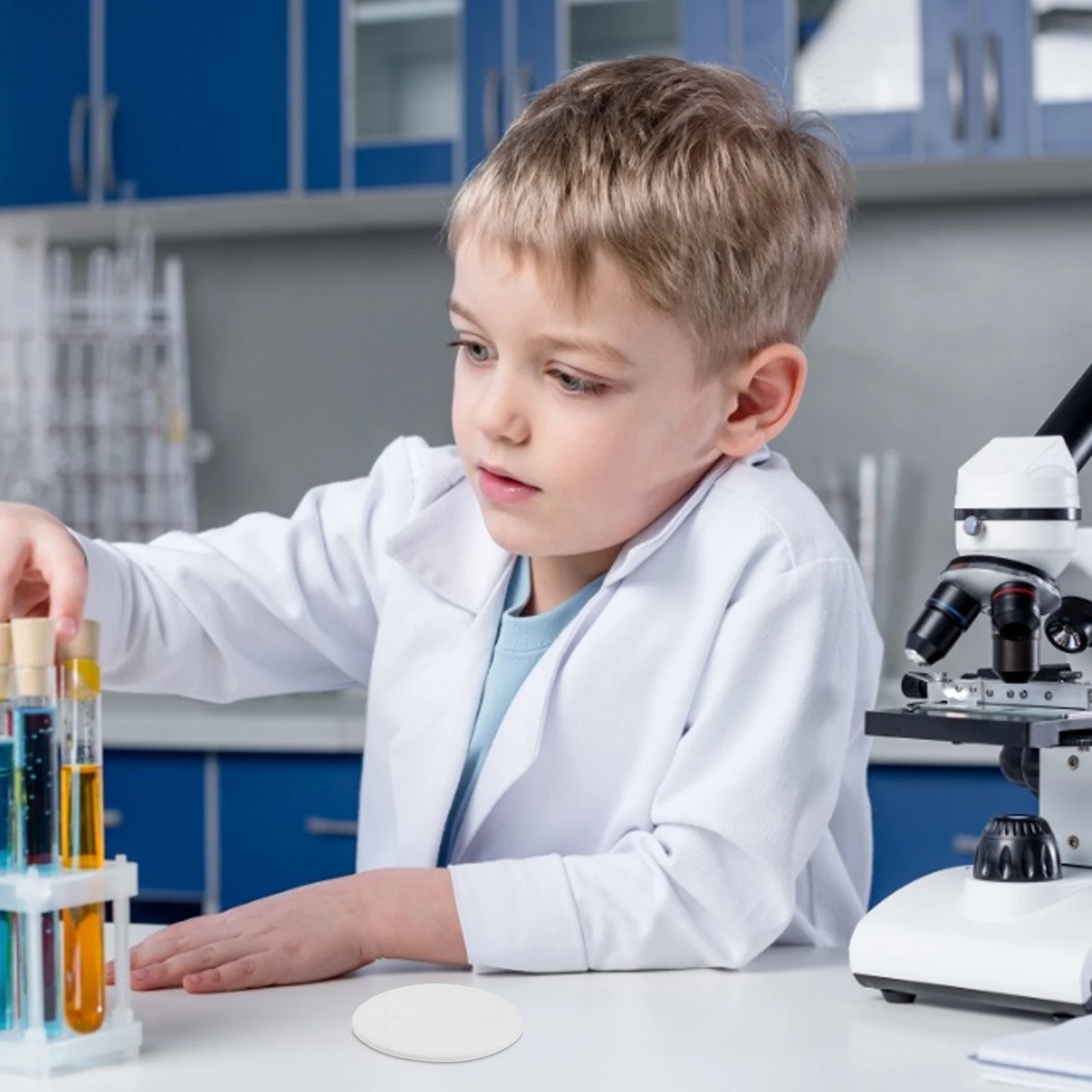 

PTFE Surface Dish Watch Dishes Chemistry Lab Laboratory High Temperature Resistance Utensils White Round Experiment